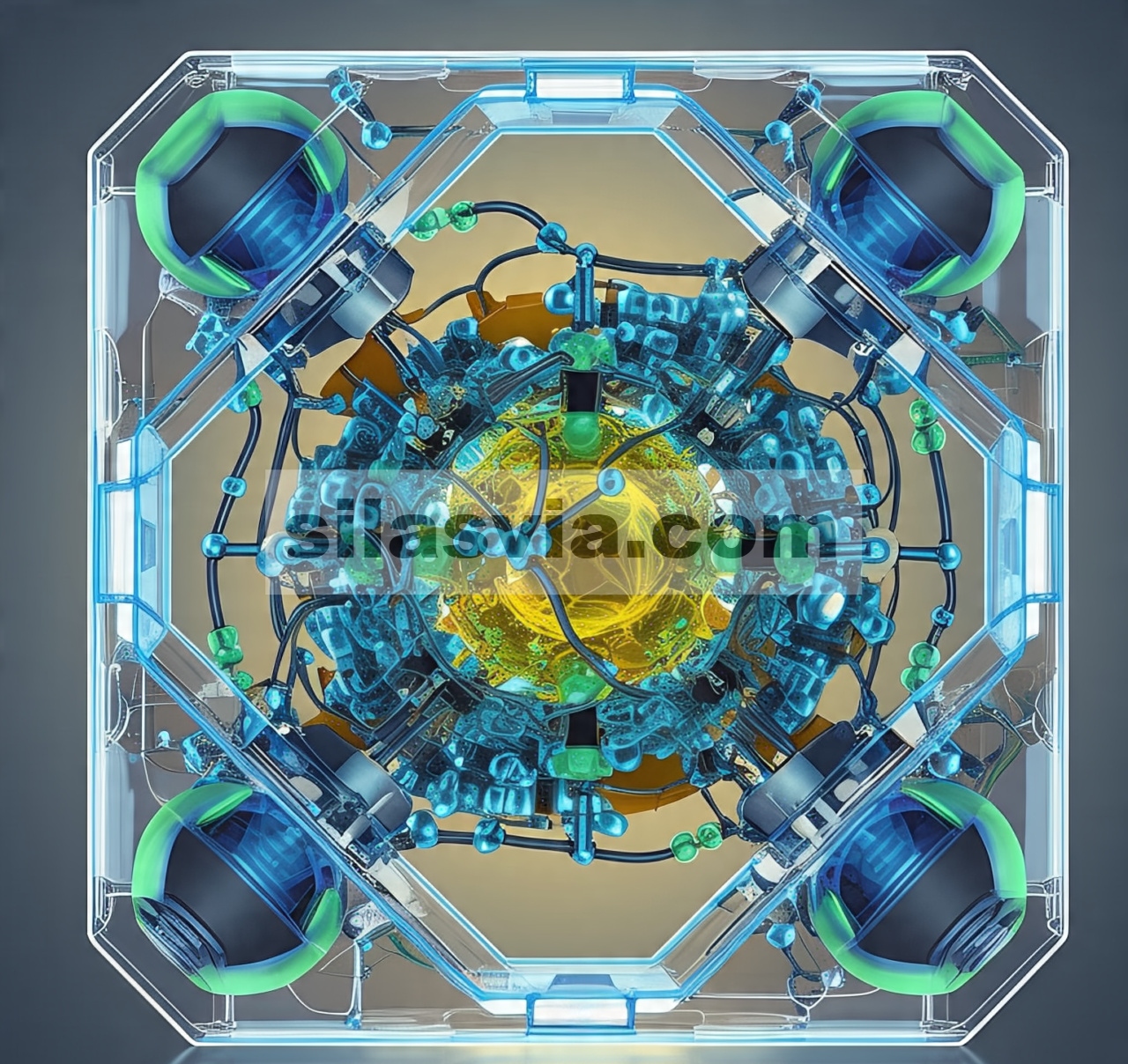 Scintillator Sinar-X Hibrida yang Cerah dan Respons Cepat melalui Pembatasan Molekuler dan Dielektrik