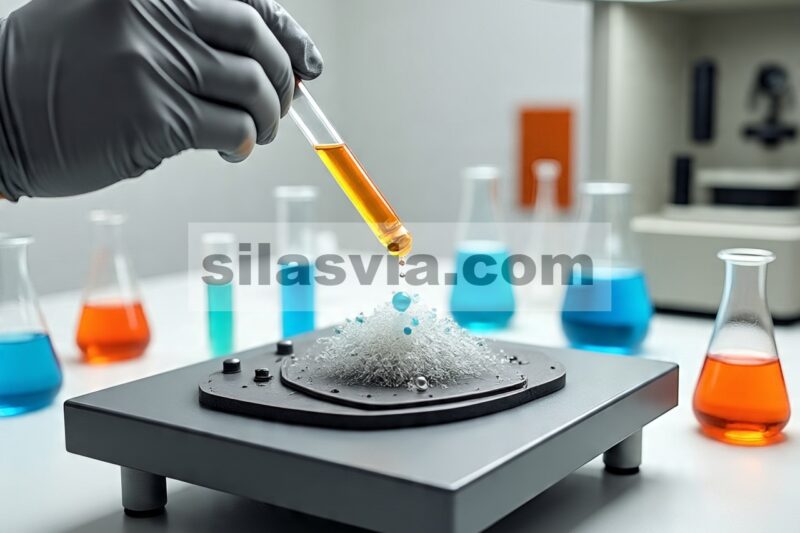 Mediasi Kinetika Pembentukan Antarmuka Elektrolit Padat pada Anoda SiOx Menggunakan Akseptor Proton