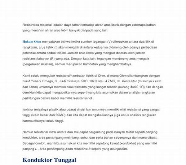 Konduktivitas Listrik